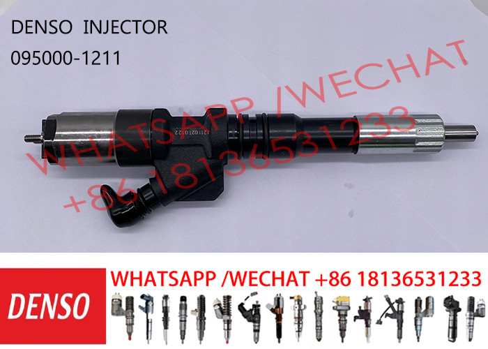 DENSO Common Rail Injector 095000-1211 For KOMATSU Excavator PC400-7 6156-11-3300